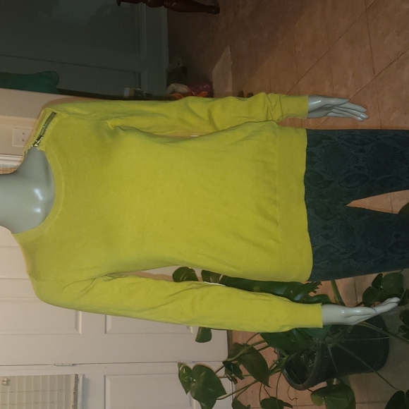 Banana Republic s zipper scoopneck elbow patches - Picture 1 of 9